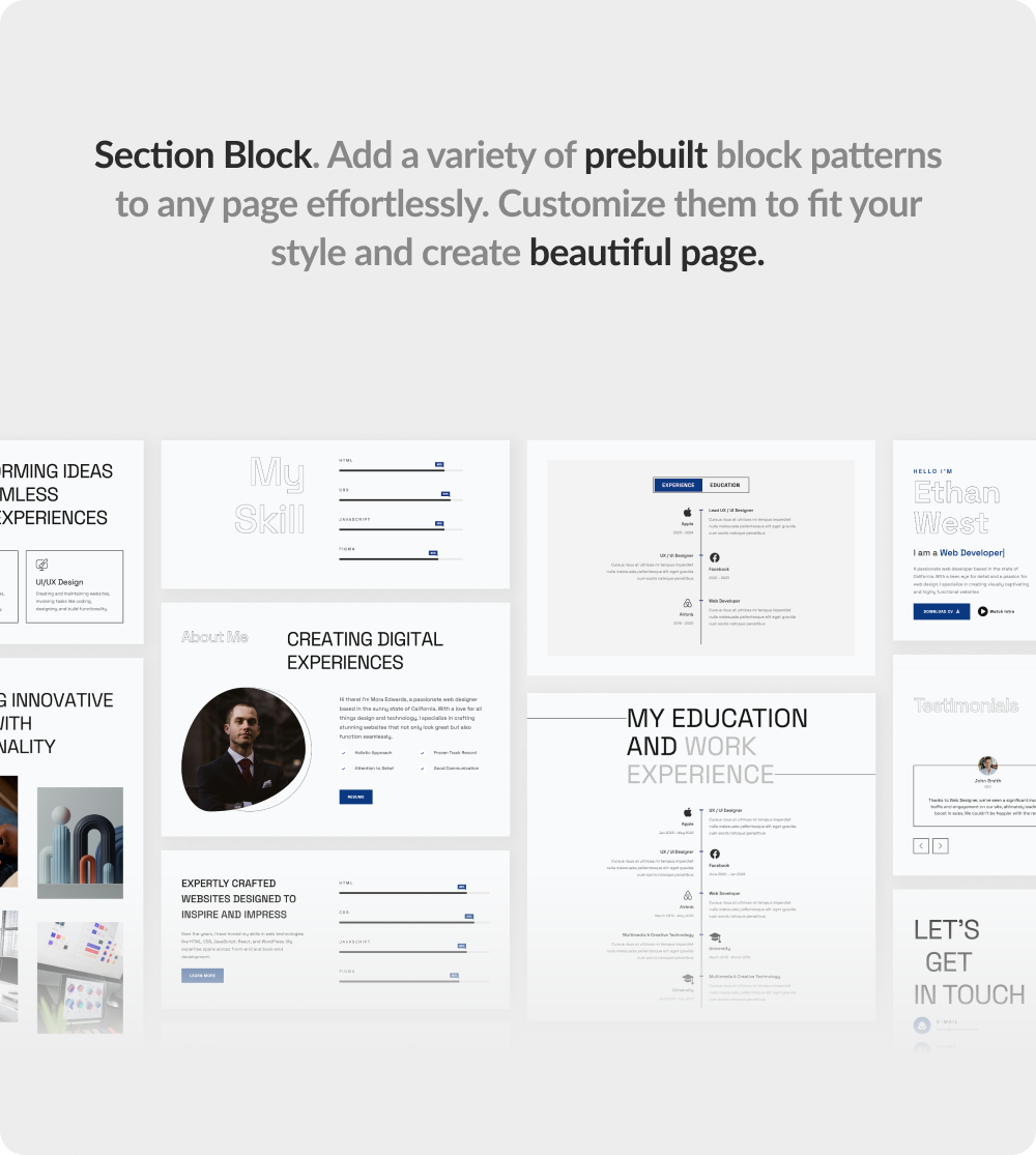 Mora - Personal Portfolio Wordpress Theme