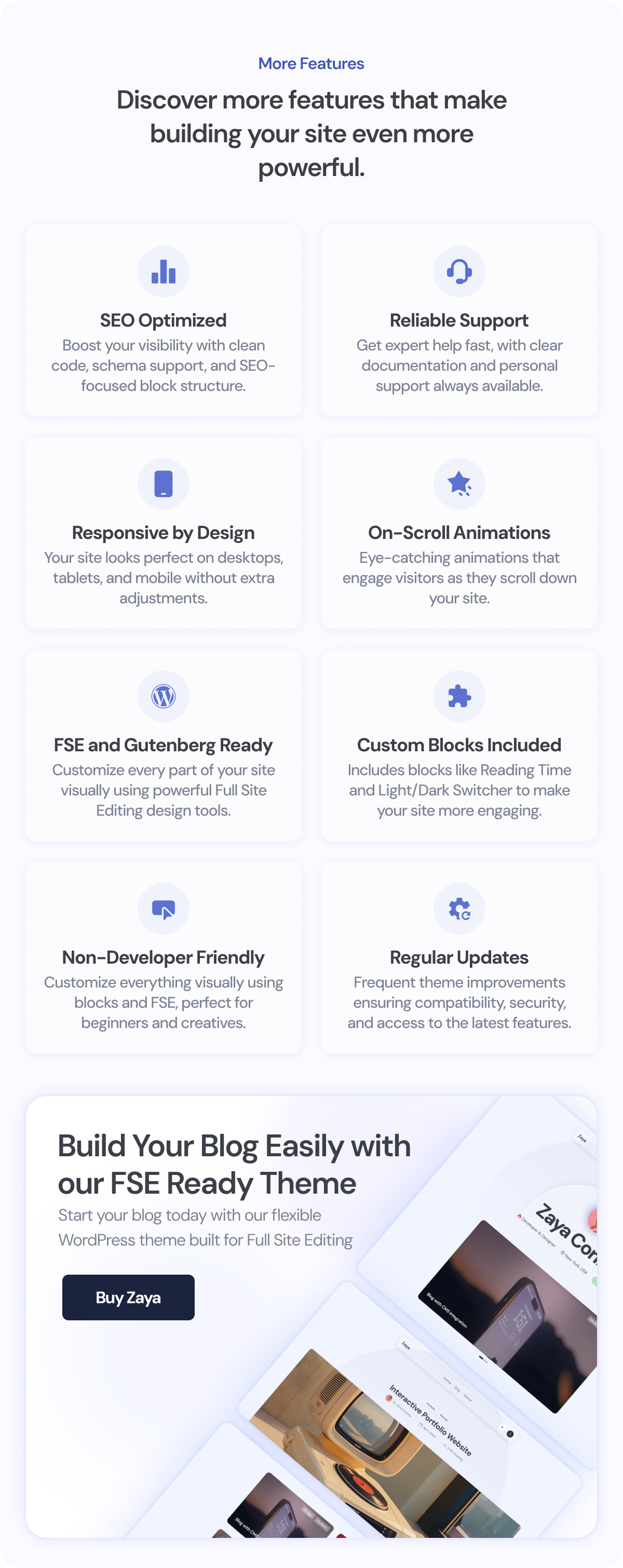 Zaya - Modern Personal Blog Wordpress Theme